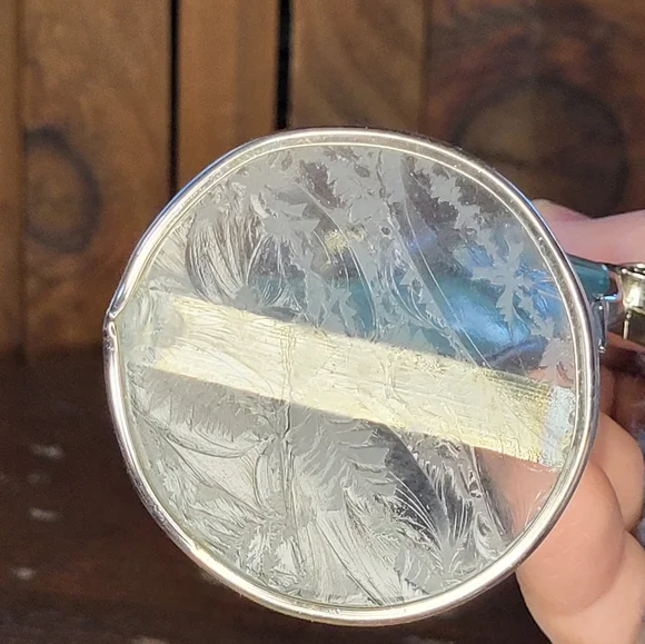 Blue and Silver Stained Glass Angel Figurine - Picture 9 of 10